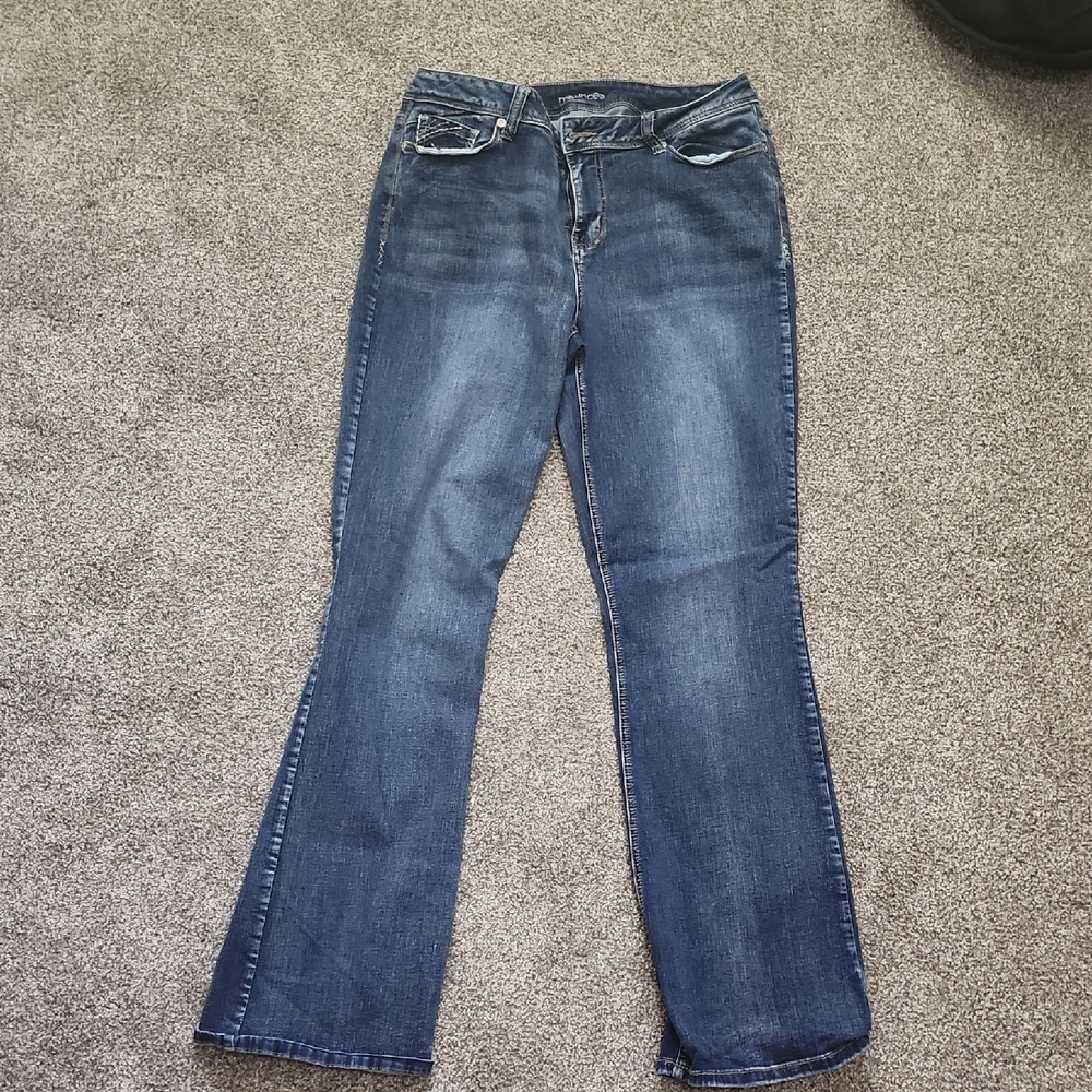 Maurices Dark Blue Flare Jeans